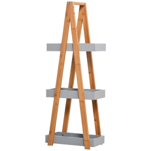 Etagère salle de bain bambou 3 paniers