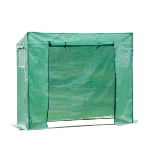 Outsunny Serre de Jardin en Métal Vert 198 x 77 x 168 cm