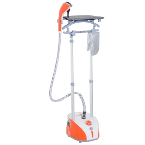 Homcom Défroisseur à Vêtements 1800 W Orange 35 x 25 x 119 cm