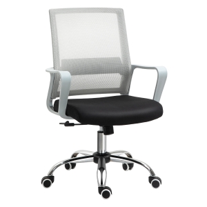 Fauteuil chaise de bureau ergonomique revêtement maille polyester