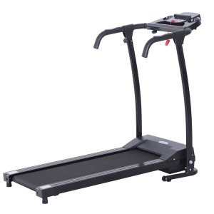 Homcom Tapis de Course Pliant 440 W en Acier Argenté 130 x 68 x 26 cm