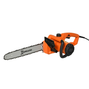 Tronçonneuse électrique 2000 W 40 cm 13 m/s chaine acier alliage alu. orange noir