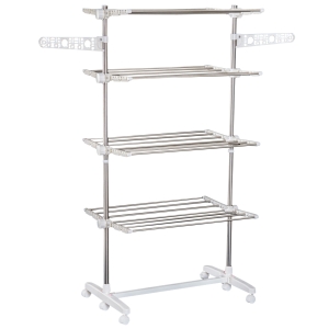 Homcom Sechoir à Linge Étendoir Pliable 4 Niveaux 142 x 55 x 172 cm