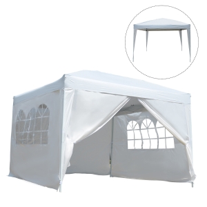 Outsunny Tente de Réception 3 x 3 x 2,55 m