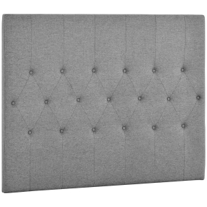 Tête de lit capitonnée dim. 150L x 120H cm coton polyester