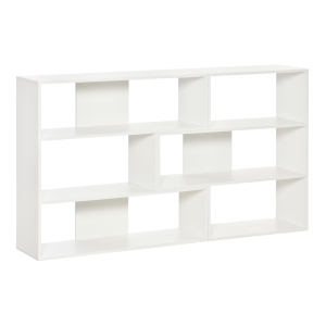 HOMCOM hoek boekenkast 189,5 cm x 30 cm x 89 cm