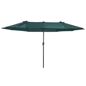 Outsunny Parasol de jardin XXL parasol grande taille 4,6L x 2,7l x 2,4H cm vert