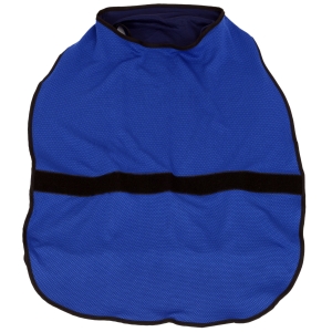 PawHut Dog Cooling Coat, Adjustable Size, Back Length 40 cm, Polyester-Blue