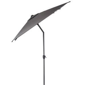 Outsunny Garden Sun Umbrella Patio Parasol w/ Tilt Crank Adjustable Angle 3 x 2m Grey