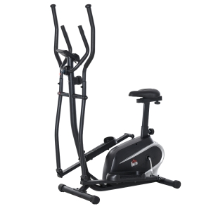 HOMCOM Magnetic Exercise Training Bike Stationary Bike w/ Flywheel & Digital Monitor 100kg Weight Capacity