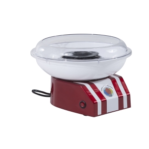 HOMCOM Candy Floss Machine, 450W-Red/White