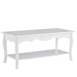 HOMCOM Coffee Table, 94Lx44Wx42H cm-White