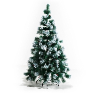 HOMCOM 5ft Christmas Decorations Christmas Tree - Green