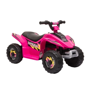 HOMCOM 6V Kids Electric Ride on Car Forward Reverse Functions for 3-5 Years Old Pink