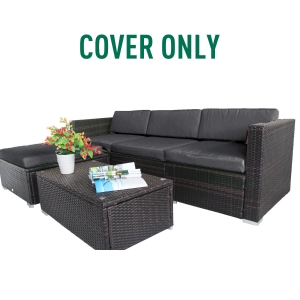 Outsunny Cushion Cover Replacement Garden Rattan Patio Furniture Seat Cover
