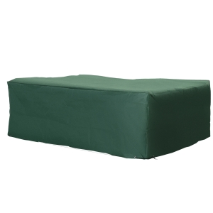 Outsunny UV/Rain Protective Rattan Furniture Cover, 205x145x70 cm-Green
