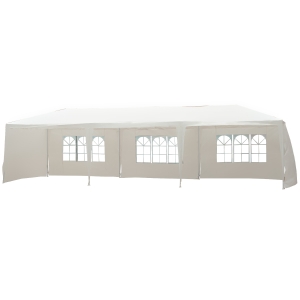 Outsunny 3x9 m Waterproof Gazebo-White