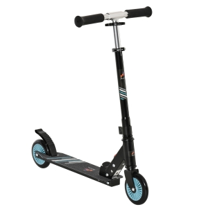 HOMCOM Scooter for Kids Height Adjustable One-Click Foldable Kick Scooter with Brake