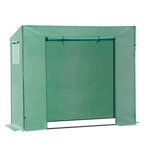 Outsunny Garden Greenhouse W/Top Cover, 198Lx77Wx149-168H cm