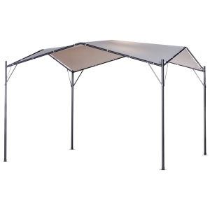Outsunny 3.5m x 3.5m Pavilion Steel Frame Garden Canopy White