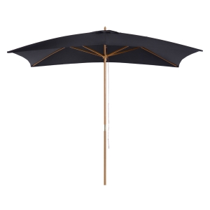 Outsunny 295L x 200W x 255Hcm Wooden Umbrella Parasol-Black