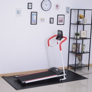 HOMCOM PVC Equipment Mat, 200Lx100Wx0.4T cm-Black