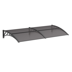 Outsunny Front Door Canopy Awning Outdoor Window Rain Shelter Cover