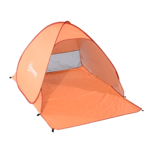 Outsunny 2 Person Pop Up UV Shelter Shade-Orange