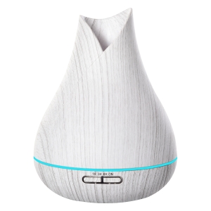 HOMCOM 300ml USB Oil Diffuser & Water Humidifier w/ 7 Lights Timer Auto Shutdown White
