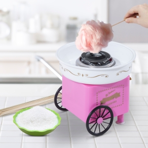 HOMCOM Electric Candy Floss Machine, 450W-Pink