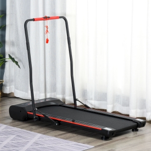 HOMCOM Walking Machine w/ LED Display & Remote Control Exercise Walking Jogging Fitness