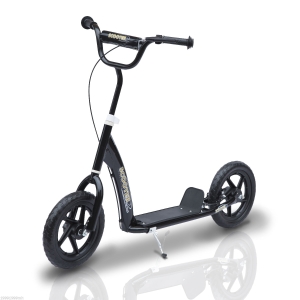 HOMCOM 12" Tyres Kid Scooter Ride-on Toys-Black