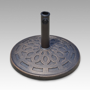 Patio Umbrella Stand 14KG Round Bronze Outsunny®