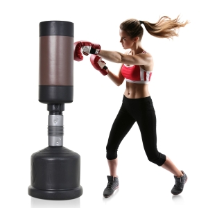 Homcom Punching Ball Autoportant et Réglable 159 x 93 x 93 cm
