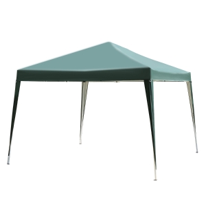 Outsunny 3 x 3M Garden Heavy Duty Pop Up Gazebo Marquee Party Tent Wedding Canopy (Green) + Carrying Bag