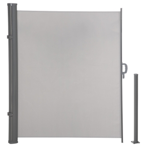 Outsunny Seitenmarkise Grau 300 cm x 9,3 cm x 160 cm