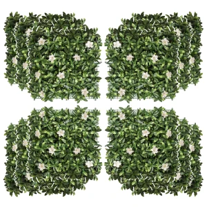 Outsunny 12PCS Artificial Boxwood Wall Panels 20