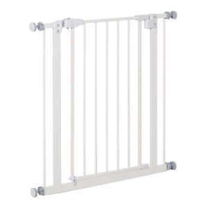 PawHut Türschutzgitter weiß ohne bohren 74-80 cm