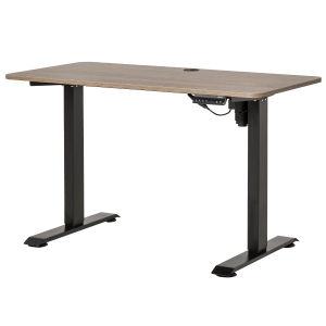 Vinsetto Escritorio Eléctrico de Pie Escritorio de Altura Ajustable para Oficina Casa con 4 Teclas de Memoria Automática Inteligente 120x60x72-116 cm Marco Negro