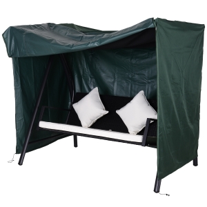 Outsunny Telo di Copertura per Dondolo in Tessuto Oxford Impermeabile 177x114x152cm