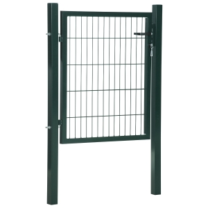 HOMCOM Gartentor aus Stahl 97 x 150 cm