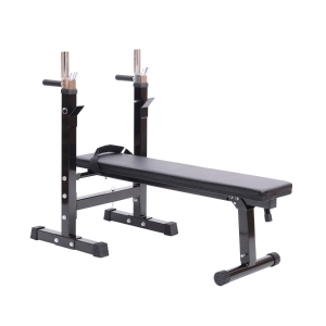 HomCom Panca Pesi Pieghevole per Palestra e Home Gym
