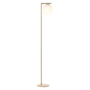 HOMCOM Lampa de podea moderna cu Bec Sferic Bec E27 Max.40W