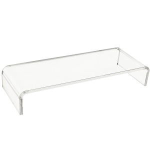 HomCom Suport transparent pentru monitor 53x19x9cm