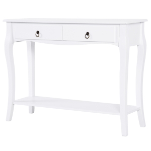 Homcom Tavolo Consola pentru Hol, Alb, 100x33x76cm