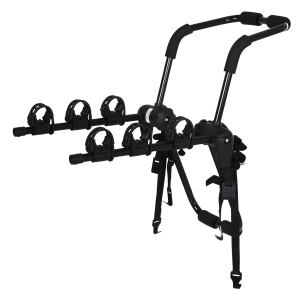 Homcom Suport Posterior Bicicleta Pentru Masina pentru 3 Biciclete Max 45 kg din Otel