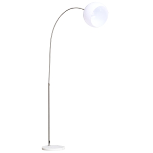 HOMCOM Lampa cu Arc de Podea reglabila in inaltime si Abajur flexibil 350°