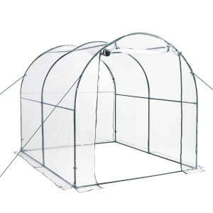 Outsunny sera gradina tip tunel din PVC, 250x200x200 cm