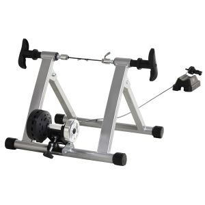 HomCom, suport pentru bicicleta, 54.5x47.2x39.1cm, argintiu