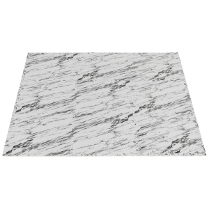 HOMCOM Covor Puzzle Antiderapant Efect Marmura 9 Piese Suprafata acoperita 3,24m²